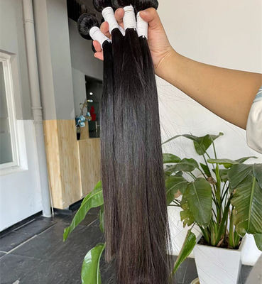 Custom Raw Cuticle Aligned Virgin Brazilian Hair Bundles 12A Grade