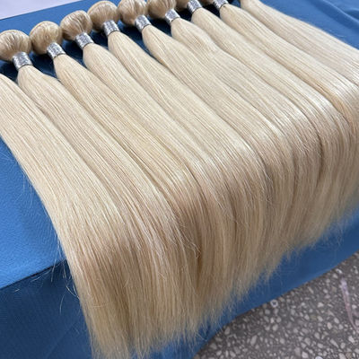 Cuticle Aligned Raw 613 Blonde Hair Bundle Extensions Wig Vendors