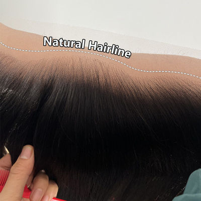 13x6 HD Straight Lace Frontal Closure Bleached Knots Virgin Indian Human Hair