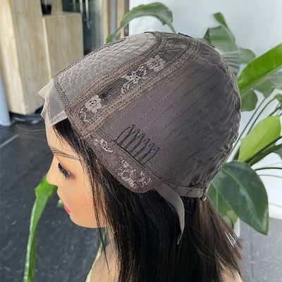 Natural Color 4x1 Middle Part Bob Wig kinky straight For Women