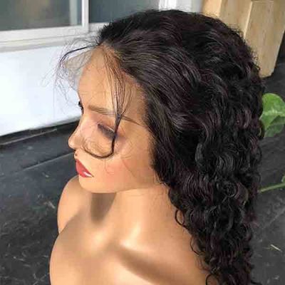 Water Wave HD Frontal 13x6 Wig Human Hair Wigs Lace Super Double Drawn