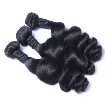 Single Donor Raw Hair Bundles Loose Wave Peruvian And Brazilian Human Hair