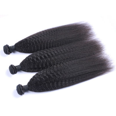 Kinky Straight Peruvian Weave Raw Hair Bundles 28 30 Inch Remy Extensions