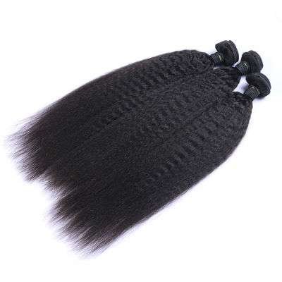 OEM Malaysian Yaki 26 Inch Raw Hair Bundles Vendors Kinky Straight 12A