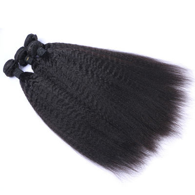 Kinky Straight Peruvian Weave Raw Hair Bundles 28 30 Inch Remy Extensions