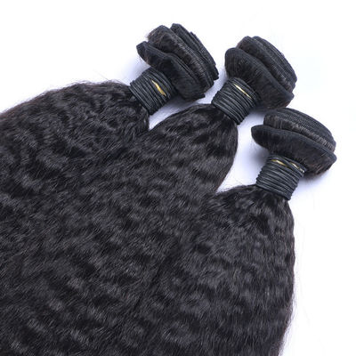 Kinky Straight Peruvian Weave Raw Hair Bundles 28 30 Inch Remy Extensions