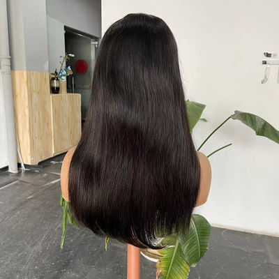 Straight Front HD Lace Glueless Wig Pre Cut Human Hair Ready To Go 10A