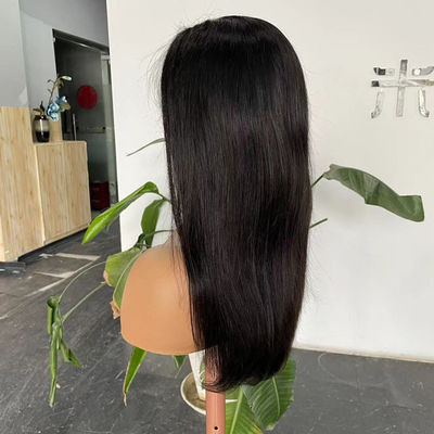 Straight Front HD Lace Glueless Wig Pre Cut Human Hair Ready To Go 10A