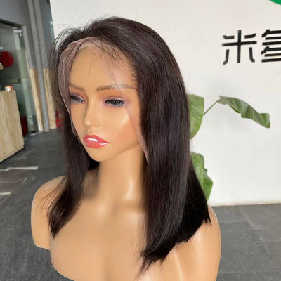 Short Transparent Glueless Full HD Lace Bob Wig 13x4 Frontal Human Hair