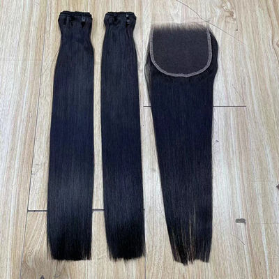 Super Double Drawn Virgin Hair Raw Indian Hair Human Hair Weave Bundles Bone Straight Wholesale Vendors
