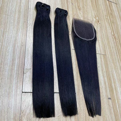Super Double Drawn Virgin Hair Raw Indian Hair Human Hair Weave Bundles Bone Straight Wholesale Vendors