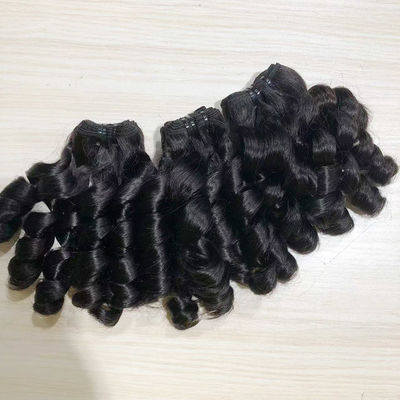 Cuticle Aligned Vietnam Double Drawn Human Hair Pixie Curly 100% Virgin