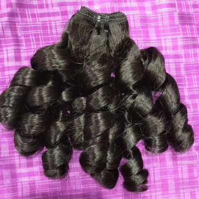 ODM Brazilian Funmi Double Drawn Human Hair Remy Flexi Pissy Curly Hair Extensions