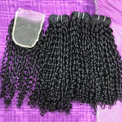 Funmi Curly Remy Raw Vietnamese Hair Bundles Wavy Hair Raw Virgin OEM