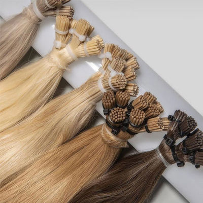 Real Remy Russian U Tip Human Hair Extensions Highlight I Tip ODM