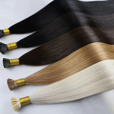 Real Remy Russian U Tip Human Hair Extensions Highlight I Tip ODM