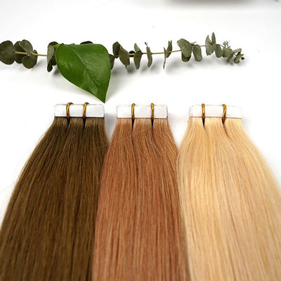 100% Virgin Remy European Tape Human Hair Extensions Invisible Double Drawn Natural Looking