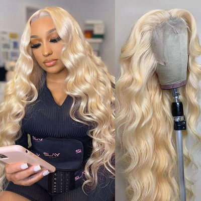 Unprocessed Human Hair 613 Wig Human Hair Russian Blonde Color Wigs