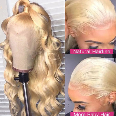 Cuticle Aligned 100% Raw 613 Human Hair Wig Lace Closure Vendors