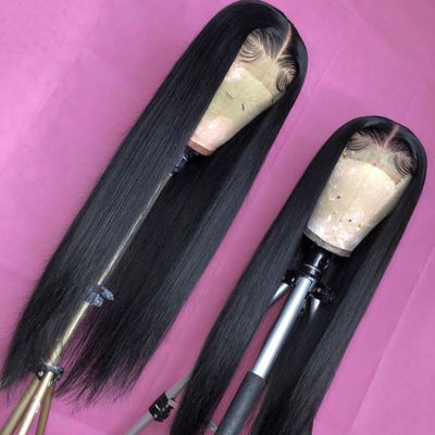 Hand Made Front Lace Human Hair Wigs Customizable And Long-Lasting