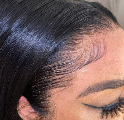 Hand Made Front Lace Human Hair Wigs Customizable And Long-Lasting
