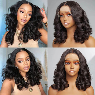 Customized Package Human Hair Lace Wig 8-32 Inches Length Free LOGO Design