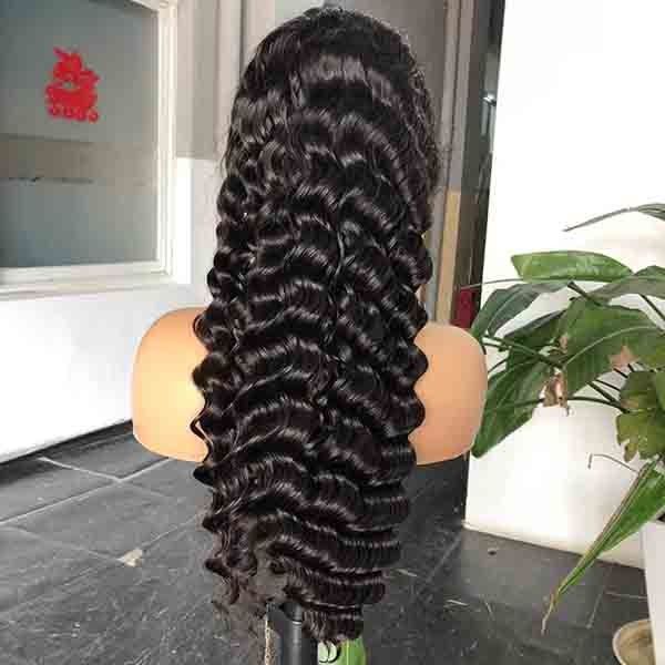Bulk 13x6 HD Lace Wig Double Drawn Loose Deep Wave Human Hair