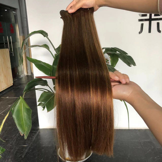 Highlight Straight Bone Straight Hair Weave Extension 24 inches OEM
