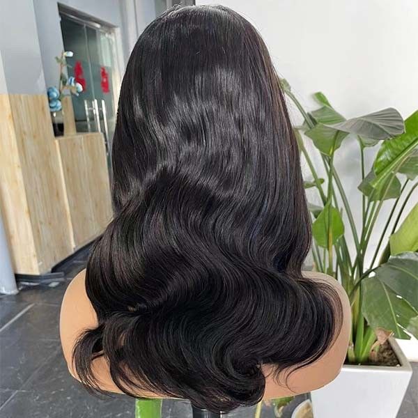 Full Lace 5x5 6x6 4x4 Lace Wigs Double Drawn Body Wave Brazilian Human Hair 2