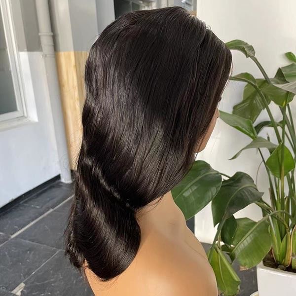 Full Lace 5x5 6x6 4x4 Lace Wigs Double Drawn Body Wave Brazilian Human Hair 0