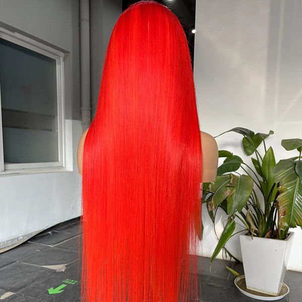 Neobeauty Glueless Highlight Red Human Hair Lace Wig Wear And Go For Women 4