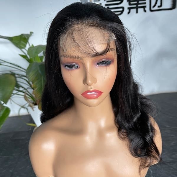 10A Front Human Hair Lace Wig Brazilian Body Wave 32 Inch Custom 3