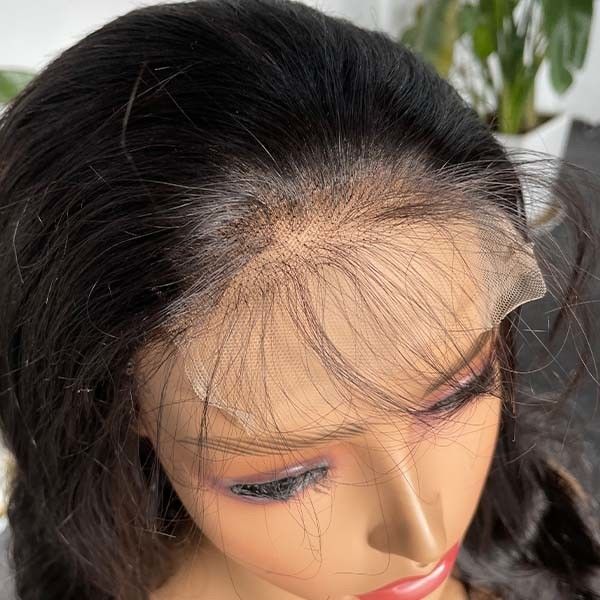 10A Front Human Hair Lace Wig Brazilian Body Wave 32 Inch Custom 0
