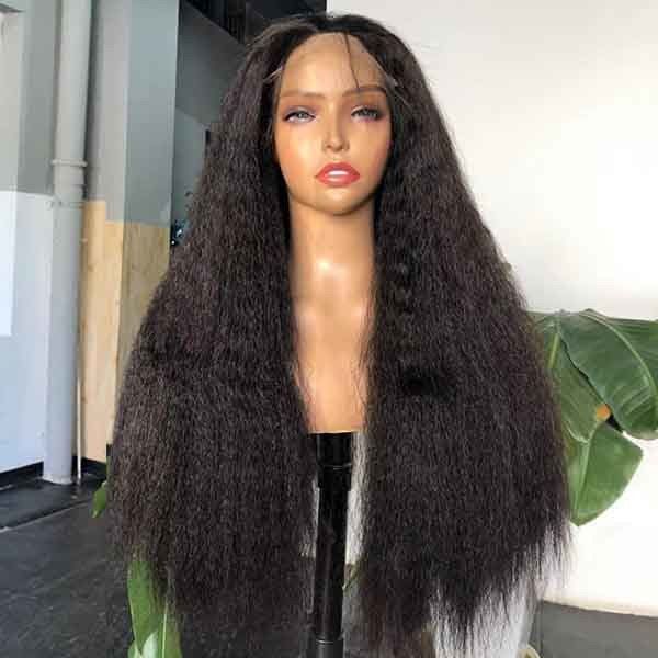 Super Double Drawn Preplucked HD Lace Wig Closure 6X6 Swiss Human Hair 2