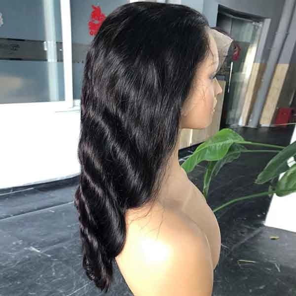 Cuticule Aligned Swiss HD Lace Wig 13x6 Frontal Human Hair Glueless Deep Wave 0