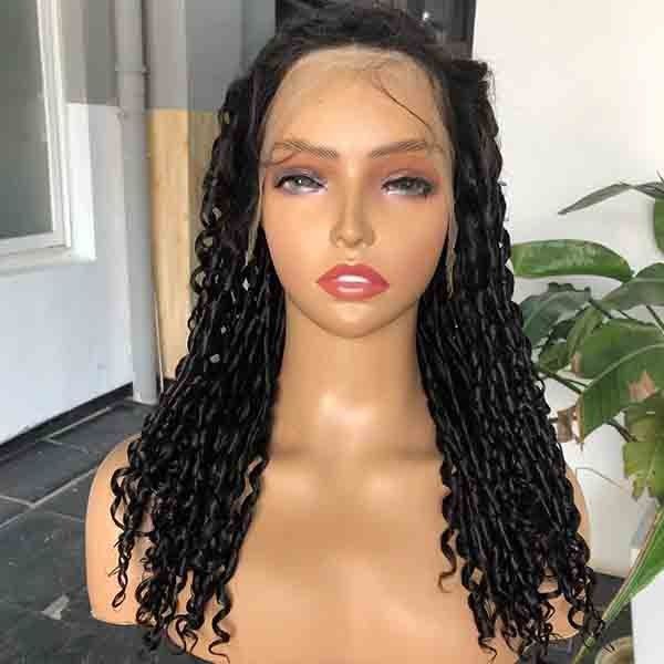 Pissy Curls Hair Glueless Precut Wigs 13x6 HD Undetectable Lace Front Wigs 0