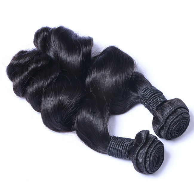 100% Unprocessed Raw Indonesian Bundles Cuticle Aligned Human Hair Loose Wave 1