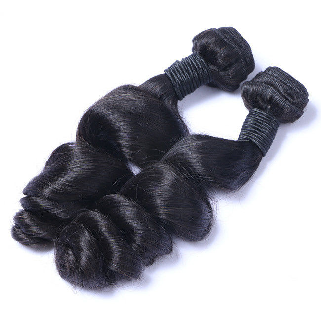 100% Unprocessed Raw Indonesian Bundles Cuticle Aligned Human Hair Loose Wave 0