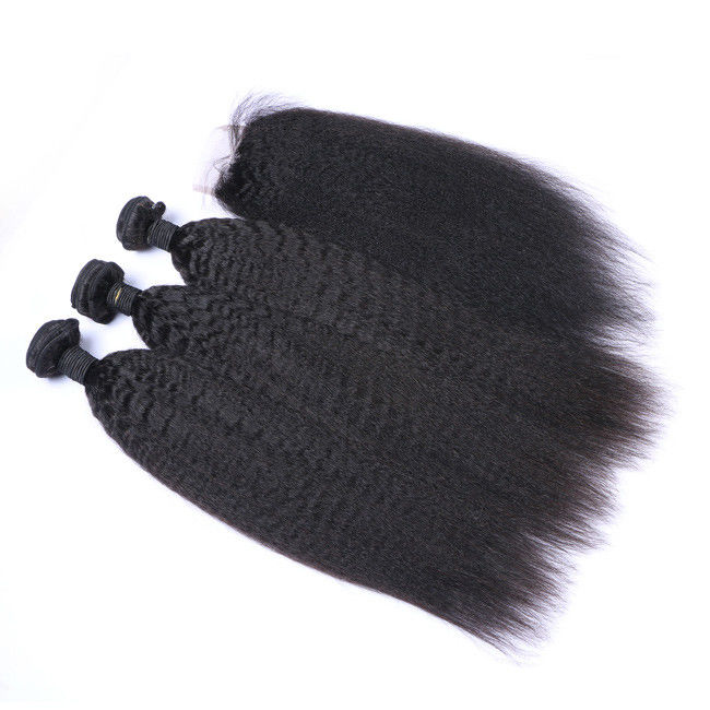 10A Human Kinky Bulk Hair Weave Kinky Curly Straight 10inches 0