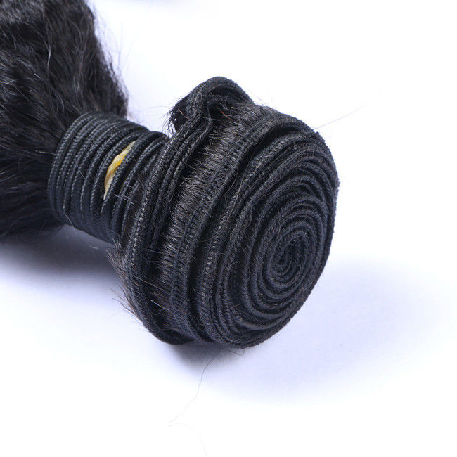 10A Human Kinky Bulk Hair Weave Kinky Curly Straight 10inches 1