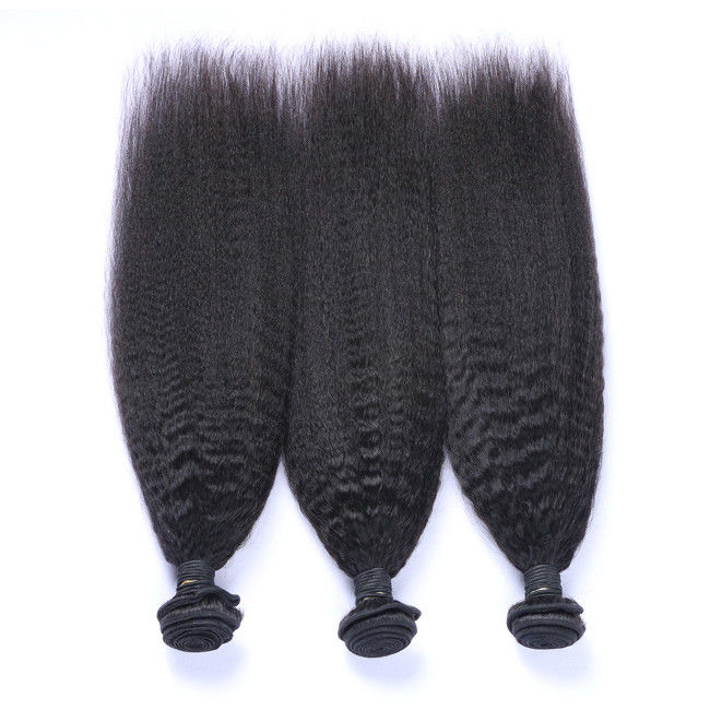 Full One Donor Raw Virgin Bundles Yaki Wig Human Hair Extension ODM 1