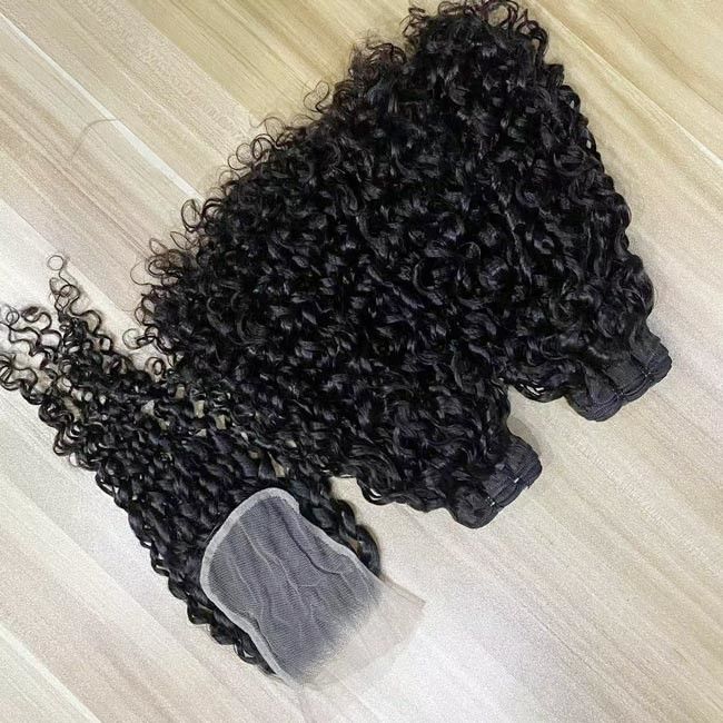 12a 10a Double Drawn Virgin Cuticle Aligned Funmi Hair Aunty Pissy Curl Bundles Egg Curly Human Hair 2