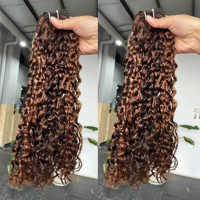 Hot Burmese Curly Raw Virgin Human Hair Bundles Vendor 12A Grade Super Double Drawn Pixie Curly Cuticle Aligned Hair 0