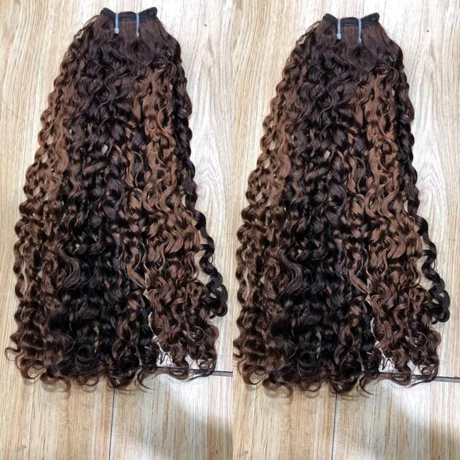 Hot Burmese Curly Raw Virgin Human Hair Bundles Vendor 12A Grade Super Double Drawn Pixie Curly Cuticle Aligned Hair 1