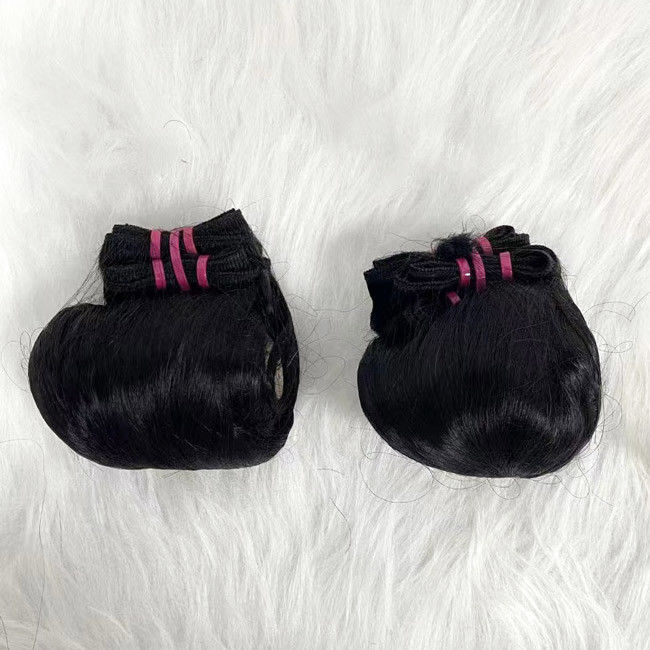 Virgin Cuticle Aligned Double Drawn Human Hair Bouncy Funmi Curly Bundles Magic 0