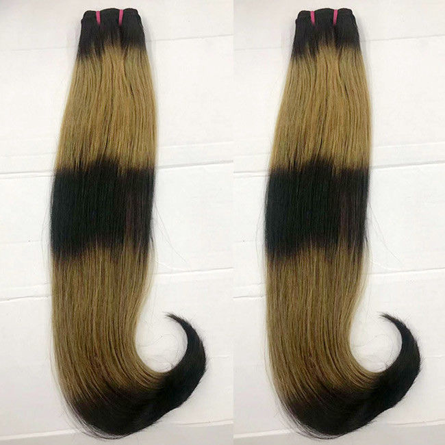Remy Funmi Double Weft Human Hair Extensions Bundles Hook Straight 0