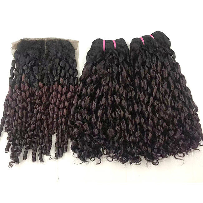 Mink Brazilian Bohemian Human Braiding Hair Bundles Aunty Funmi OEM 0