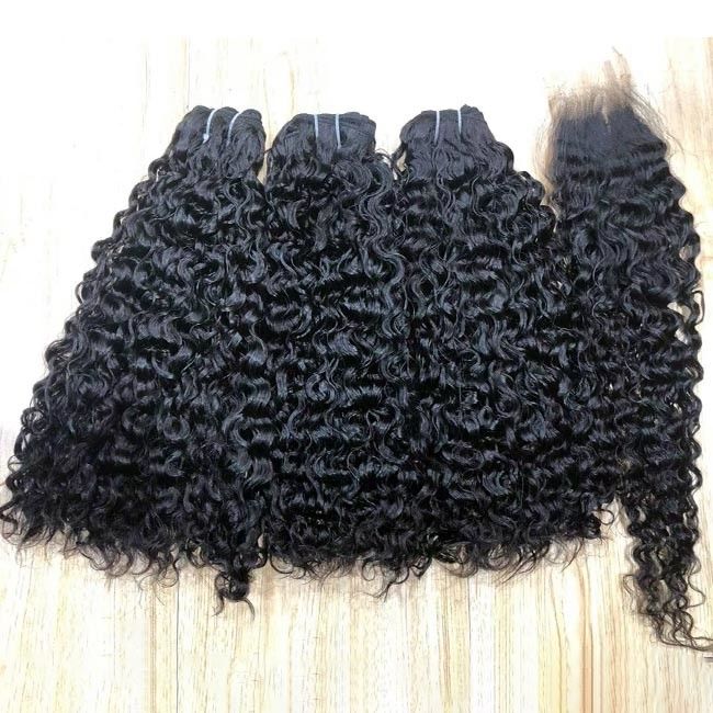 Mink Brazilian Double Drawn Pixie Curls Human Hair Extension Kinky Curly 2