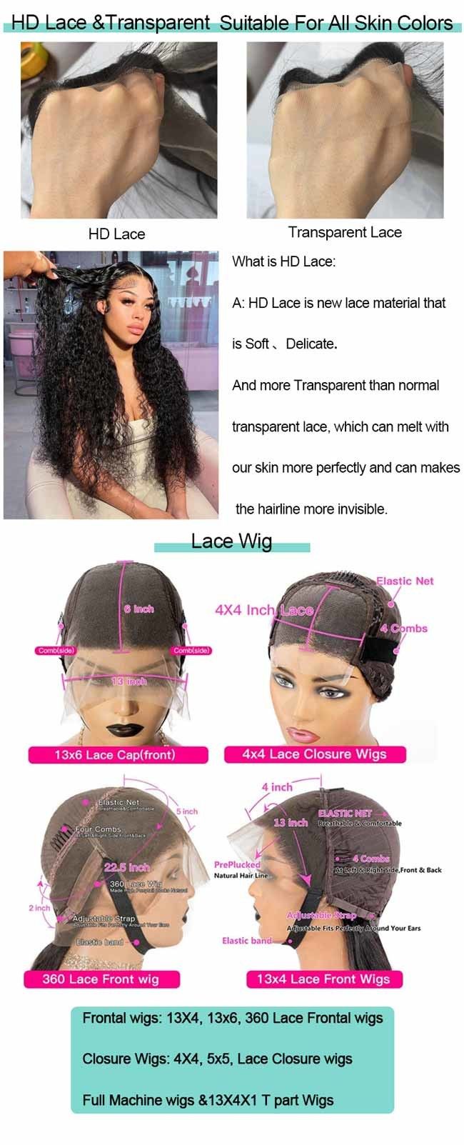 Blonde 613 Deep Wave Wig Human Hair Wig Brazilian Virgin Cuticle Aligned 11