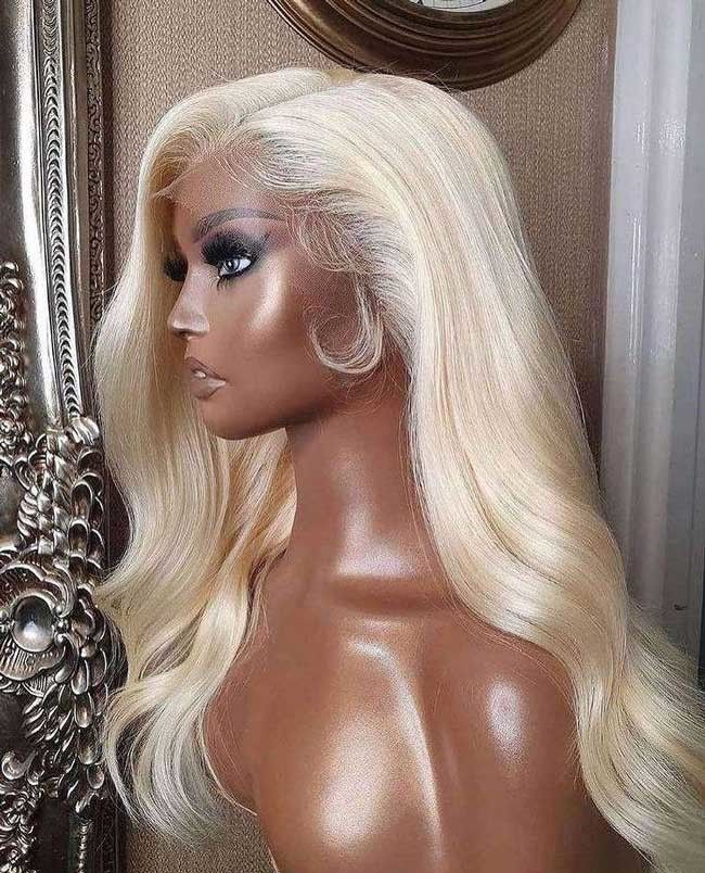 Unprocessed Human Hair 613 Wig Human Hair Russian Blonde Color Wigs 4
